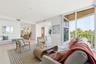 Living Room with built-in shelving