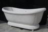 Custom Carrara freestanding bath