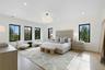 Bedroom featuring multiple windows, recessed lighting, and light wood finished floors