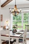 Rustic elegance shines in this beautiful dining room