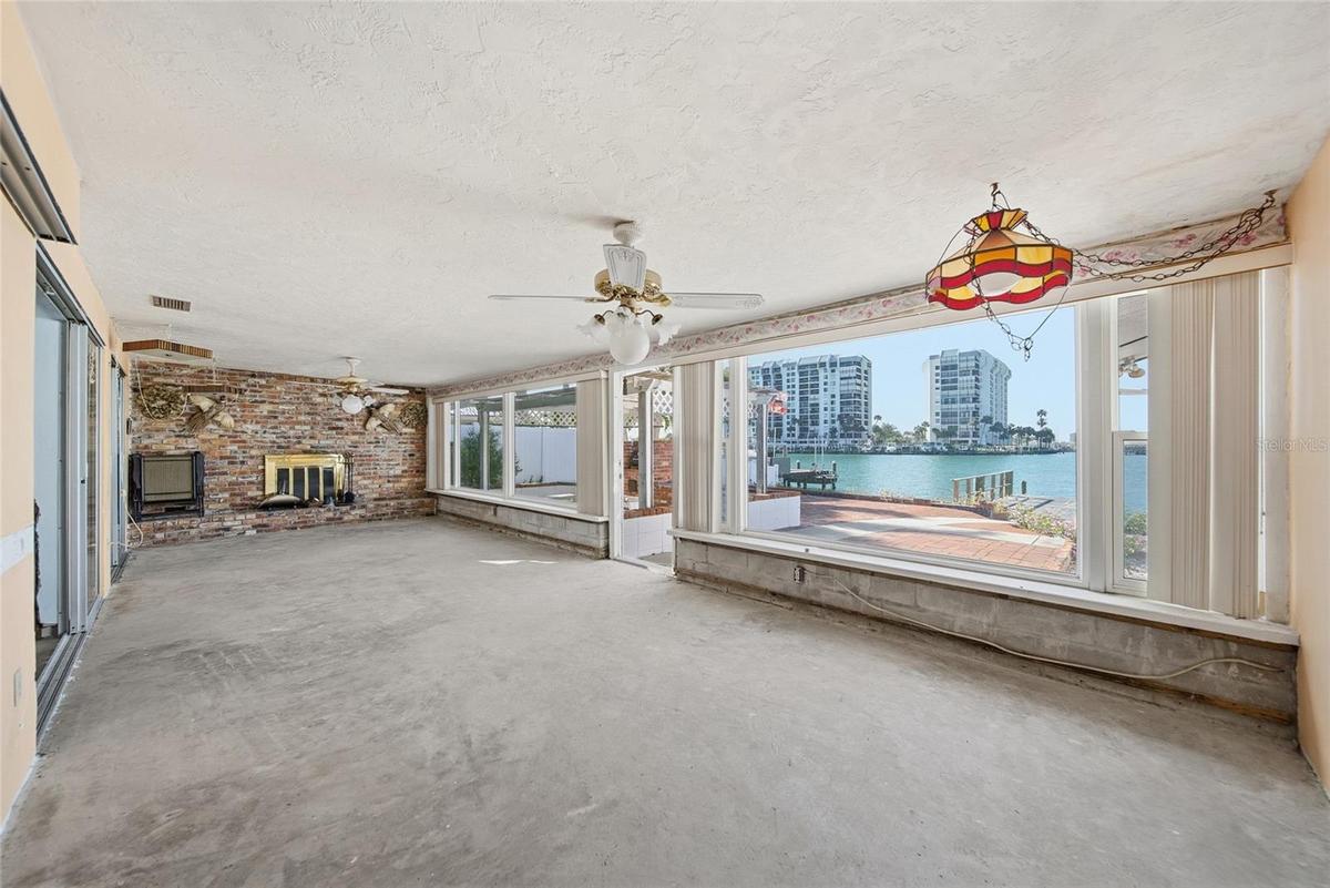 Another view from the existing family room looking to the southeast and Intracoastal.