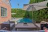 Lounge Area with Poolside View