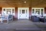 Super wide front porch was added in the 1920's by the King family and you can see why.  Cool breeze and wide spaces to hang out and take in Orient Poi