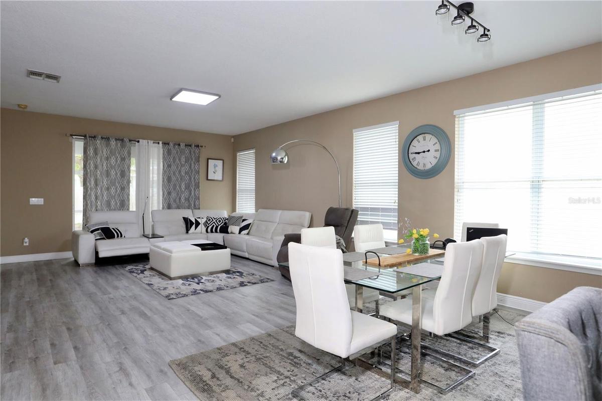 living room / dining room