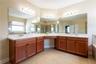 Dual sinks with lots of storage.