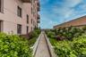 Garden walkway to garage