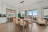 Dining area with double doors to terrace