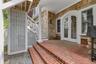 Side entrance to the house and private outdoor staircase to guest cottage