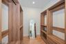 Walk-in closet in primary