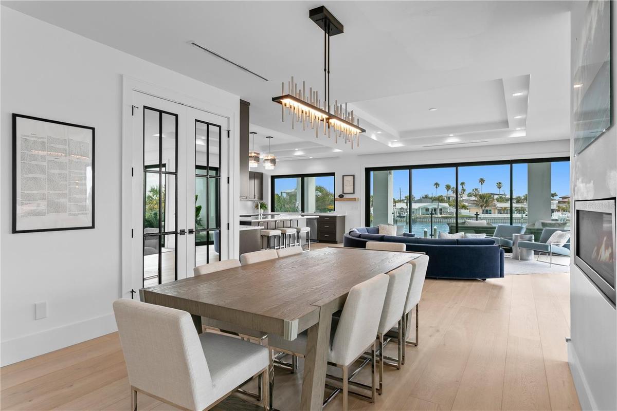 dining room and great room