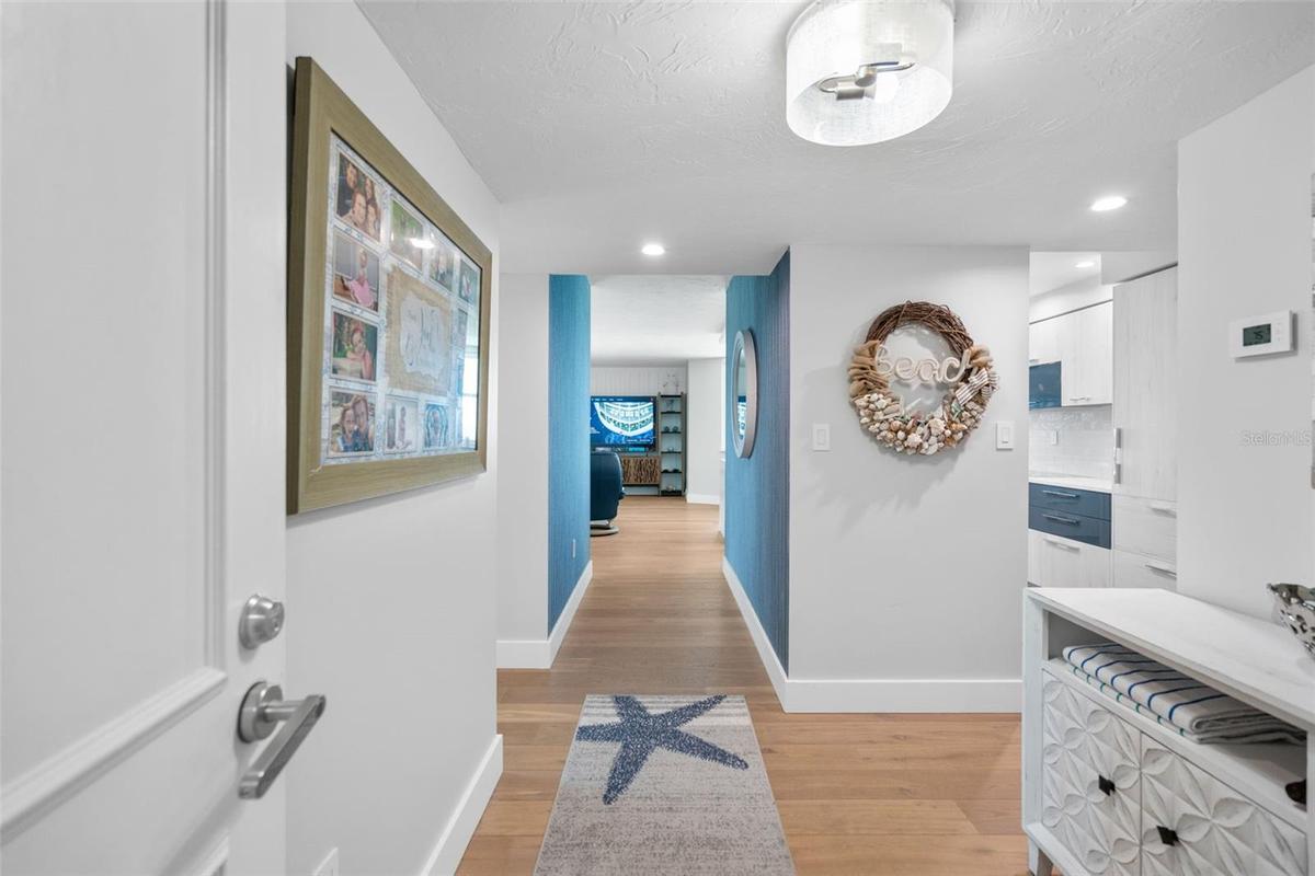 Entry, Hallway, Drop Spot for your Beach Sandals!