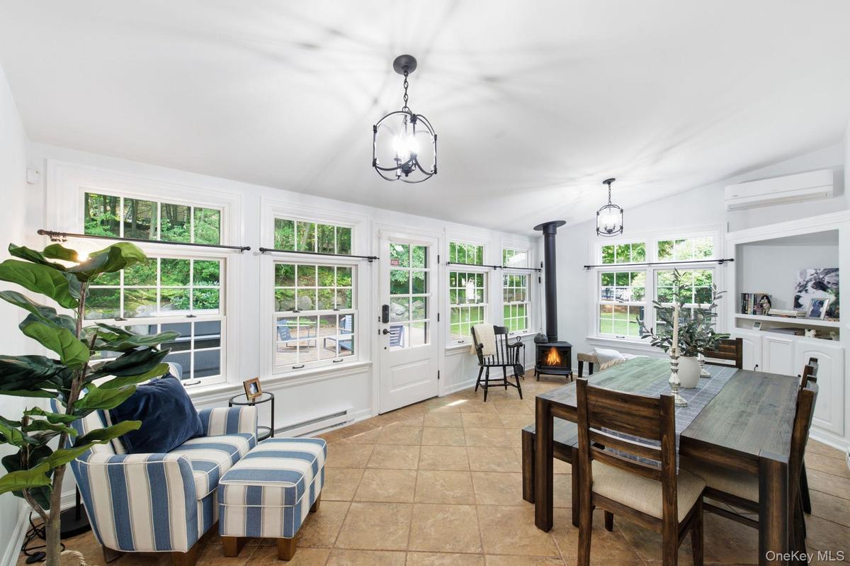 Sunlit Cheerful Versatile Space for Dining or Casual Family Room