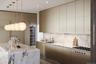 Boffi kitchen w/10' Arabescato Viola Island. Wolf, subzero, gaggenau.