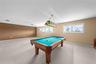 Large loft complete with pool table.