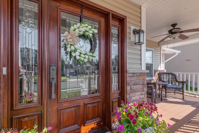 Elegant Mahogony front door