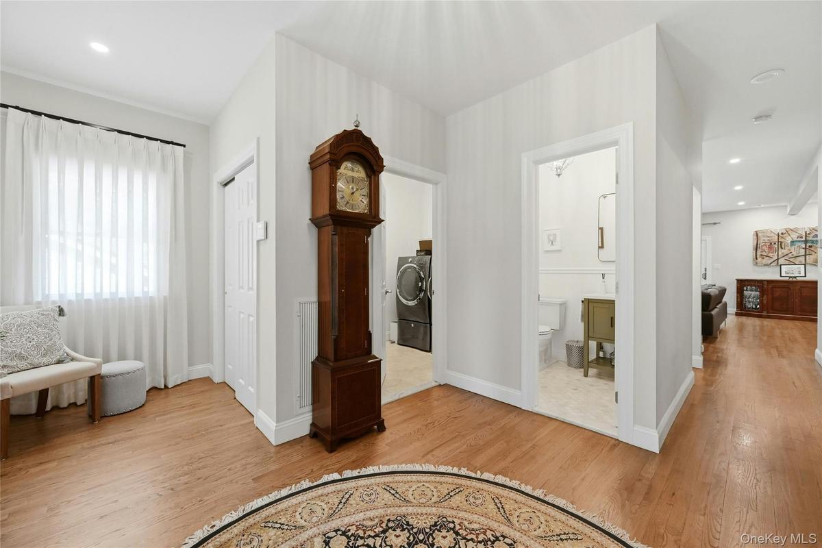 Half bath and laundry on first floor