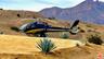 Helicopter landing on the prop