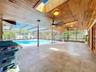 Stunning woodwork and huge paddle fans on Lanai