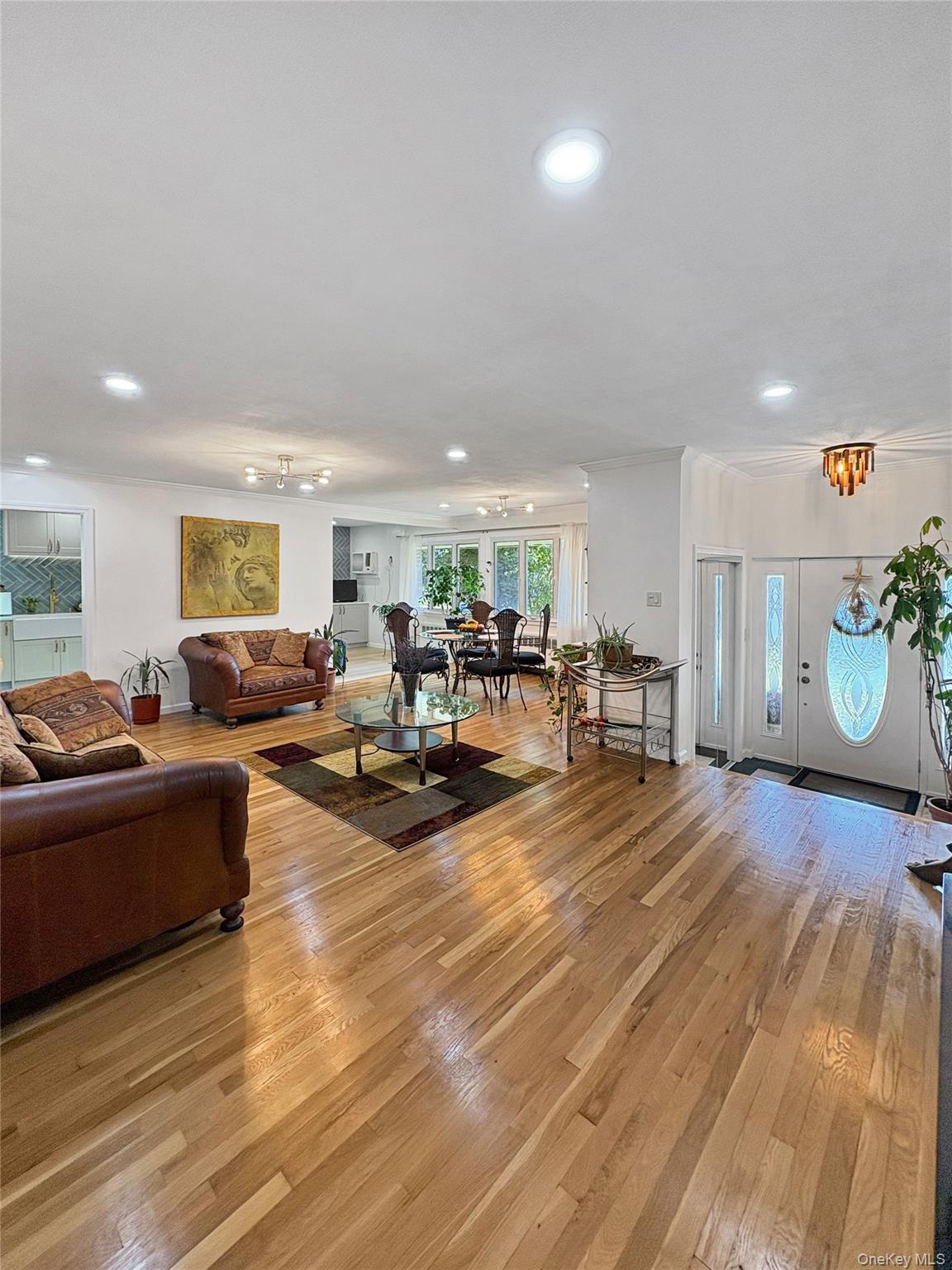 Expansive open-concept main level