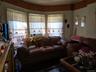 Living room with wood finished floors