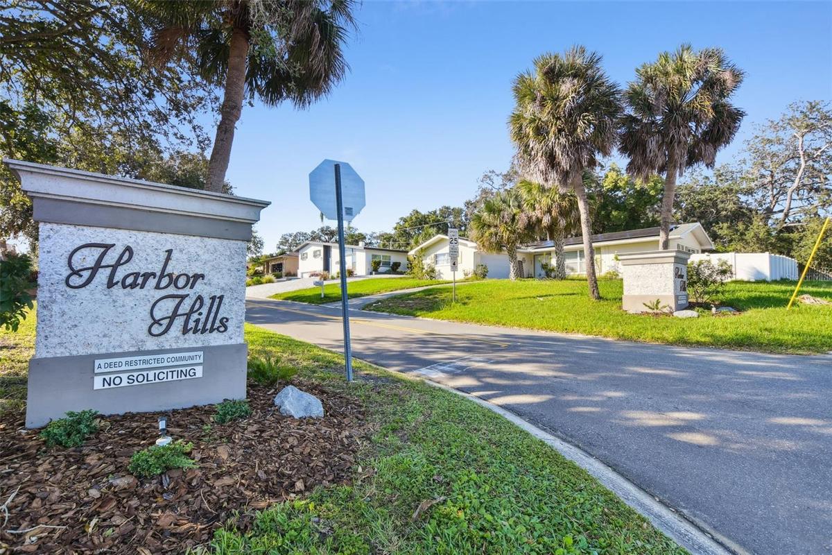 Harbor Hills Subdivision...just off Indian Rocks Road in Belleair Bluffs...less than 5 minutes from the Belleair Boat Ramp and Bait Shop! Great dining