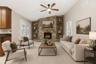 Virtually Stagged Family Room