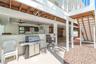 Outdoor Kitchen Under Guest House.