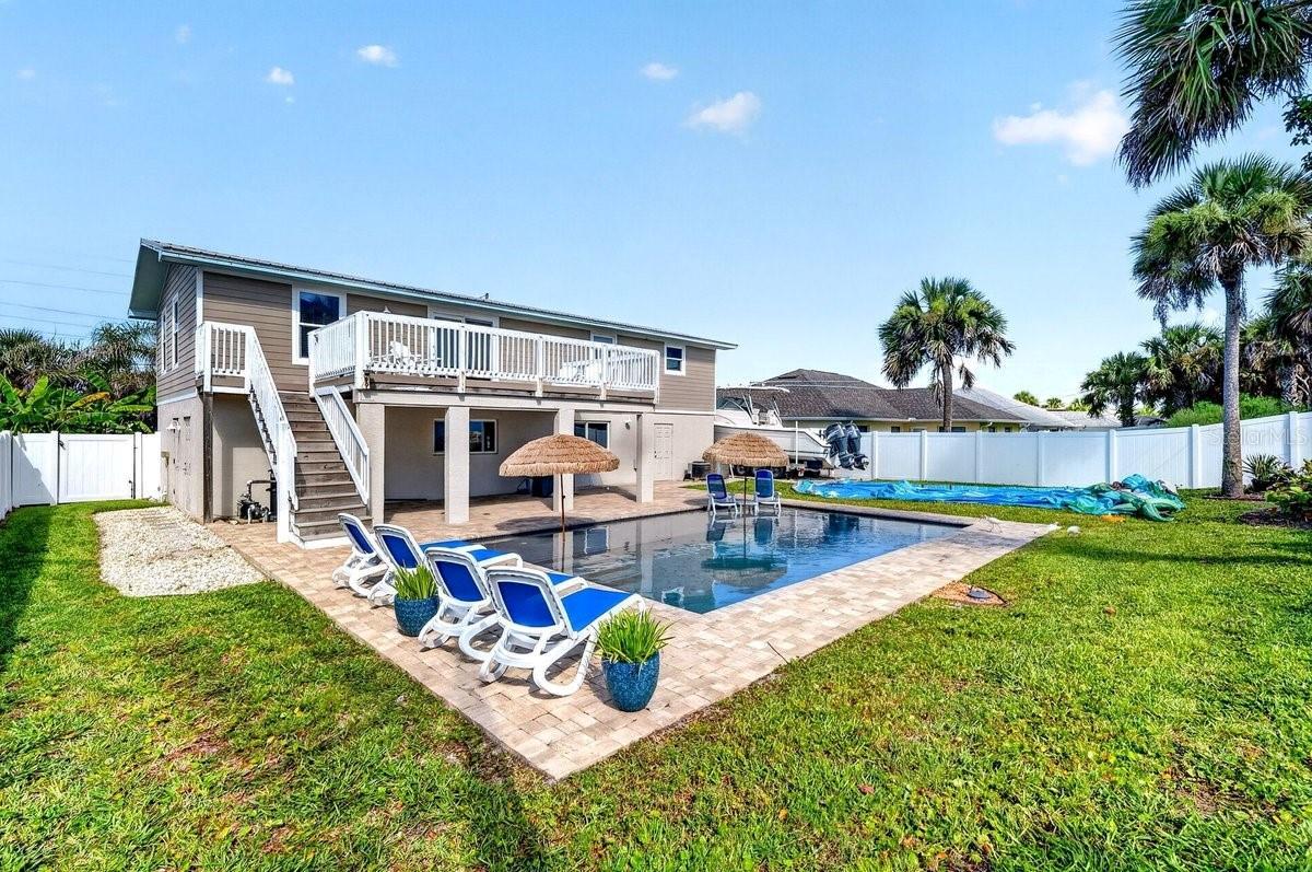 Backyard view