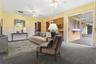 family room virtually staged