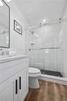 A side bathroom