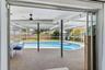 Doors open all the way to allow seamless indoor/outdoor living