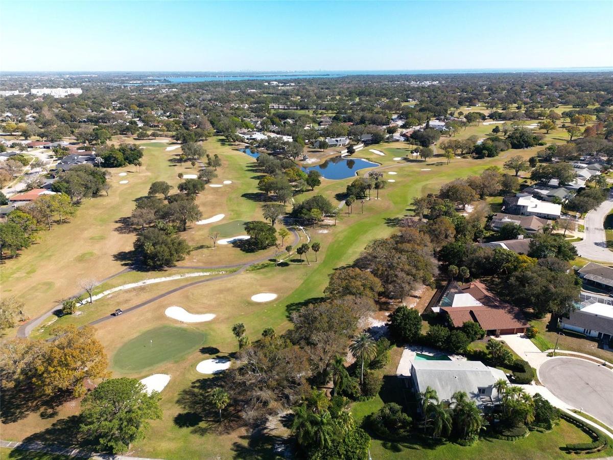 185 Ft Golf Course Frontage, Bayhead Hole #2 — Countryside Country Club, Designer Landscaping