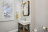1/2 bath off living room