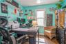 Office/4th BEDROOM featuring dark wood-type flooring
