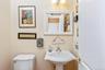 Half bath w/Pedestal sink