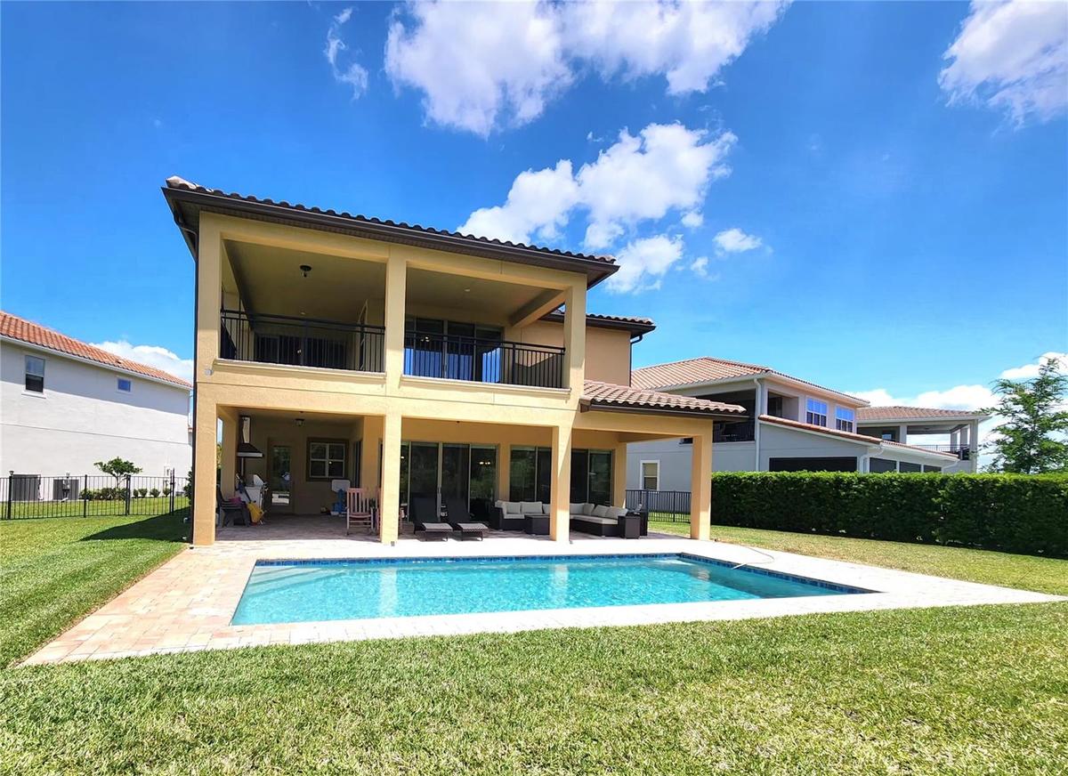 Rear View and Pool View