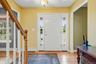 Front door view from the kitchen.