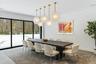 Dining room opens completely to the outside