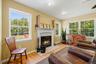 Portion of family room.