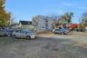 View of parking lot on side of building