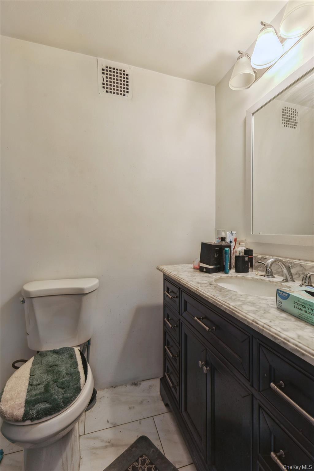 1st Floor full bathroom with vanity and toilet