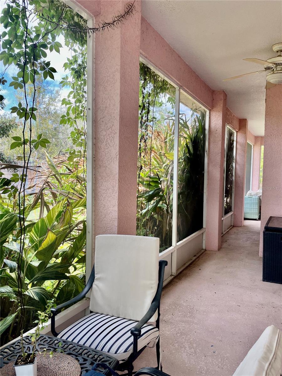 Rear porch