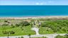 Aerial view of private beach in Surfside