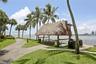 Tiki hut and BBQ's