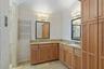Full Bathroom #3 w/ Dual Sinks, HUGE shower with multiple full-body sprays and Private Water Closet