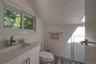 loft above detached garage full bath & seperate entrance. great as guest quarters