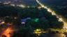 Evening Aerial View of Private Acreage Estate