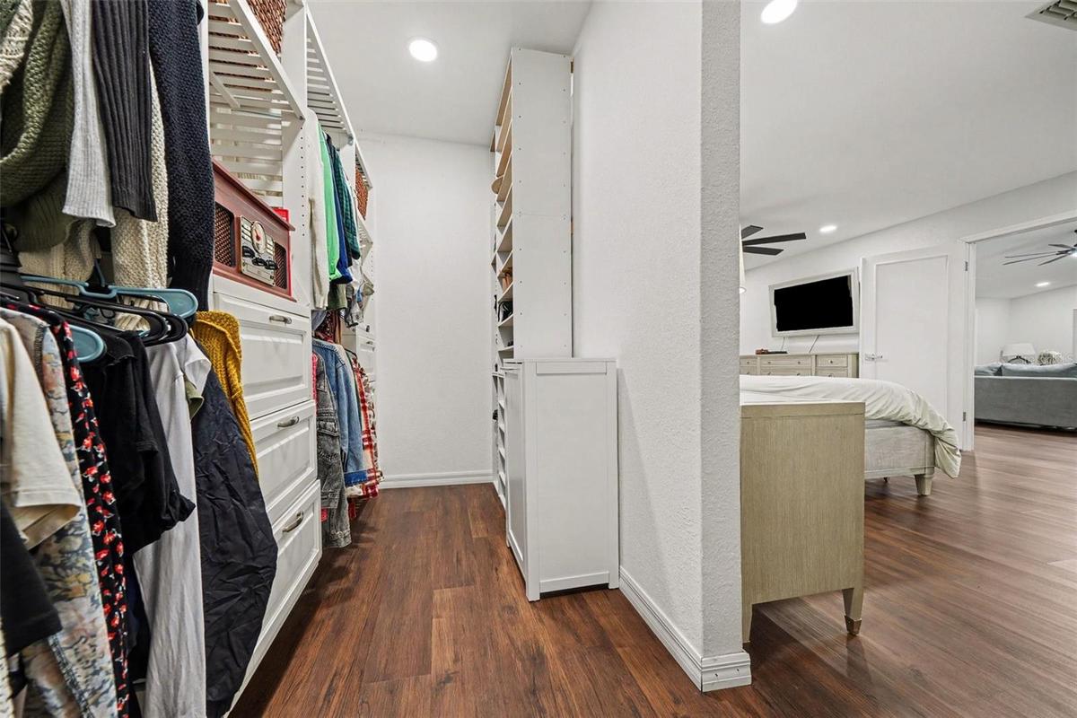 Primary BR walk-in closet