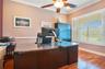 4th Bedroom: Brazilian Cherry Wood Floors, Plantation Shutters, No Closet