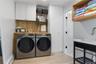 This laundry room is what Pinterest ideas are born from.
